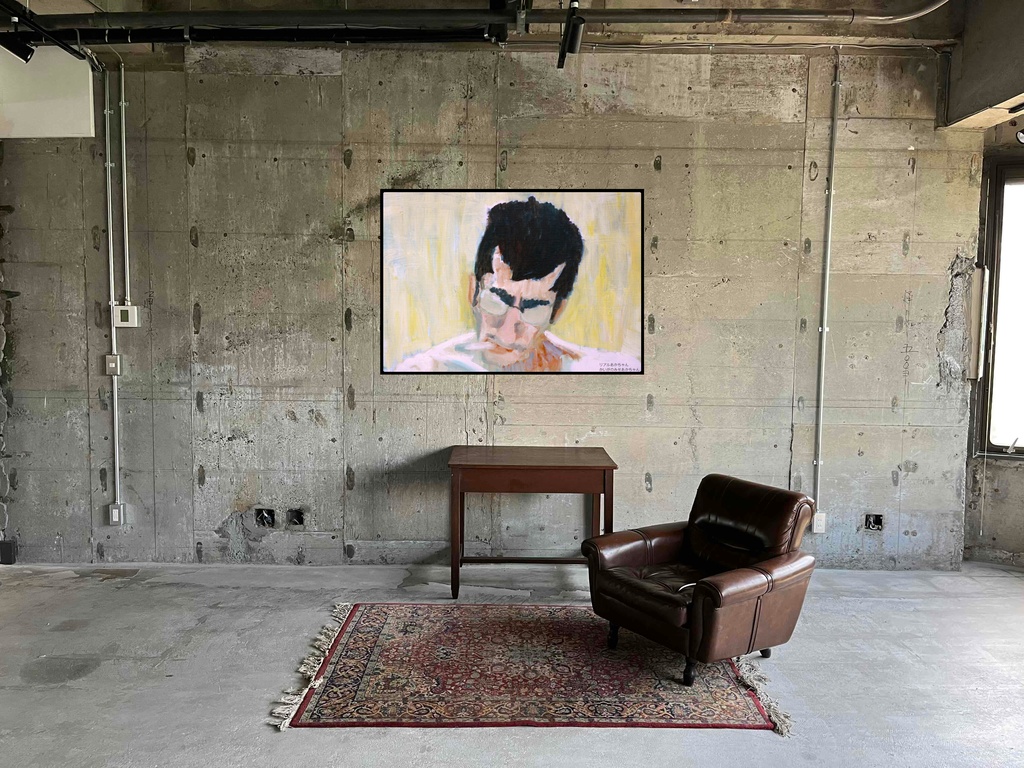 アートポスター 室内用 A2サイズ リアルあかちゃん 顔部分 フレーム無し 受注制作