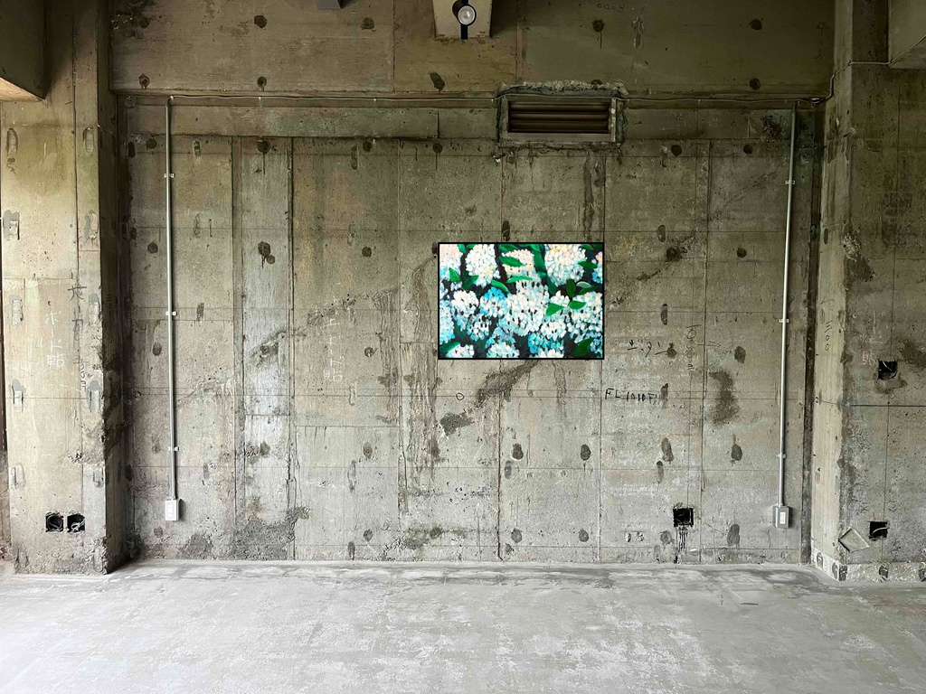 アートポスター 室内用 A2サイズ 紫陽花 フレーム無し 受注制作