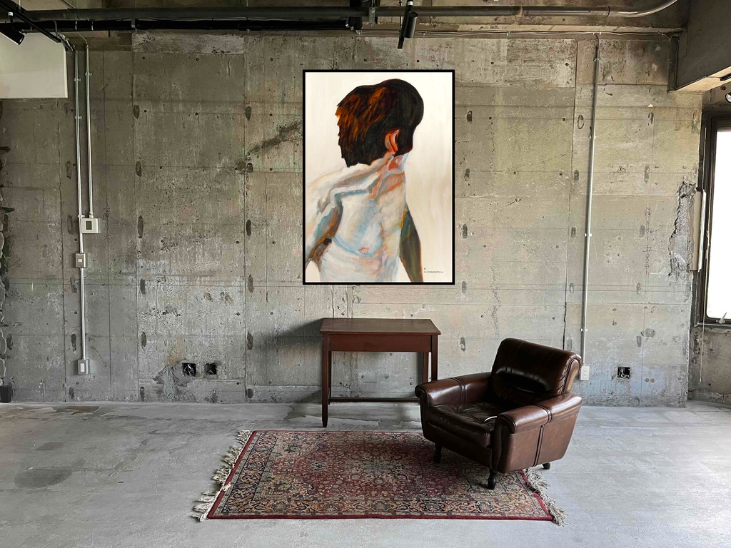 アートポスター 室内用 A2サイズ 男 フレーム無し 受注制作