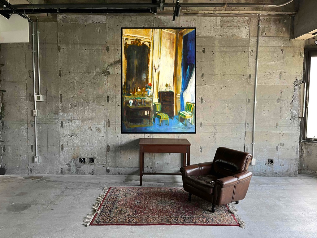 アートポスター 室内用 A2サイズ ヴィルジュスト通りの家 フレーム無し 受注制作