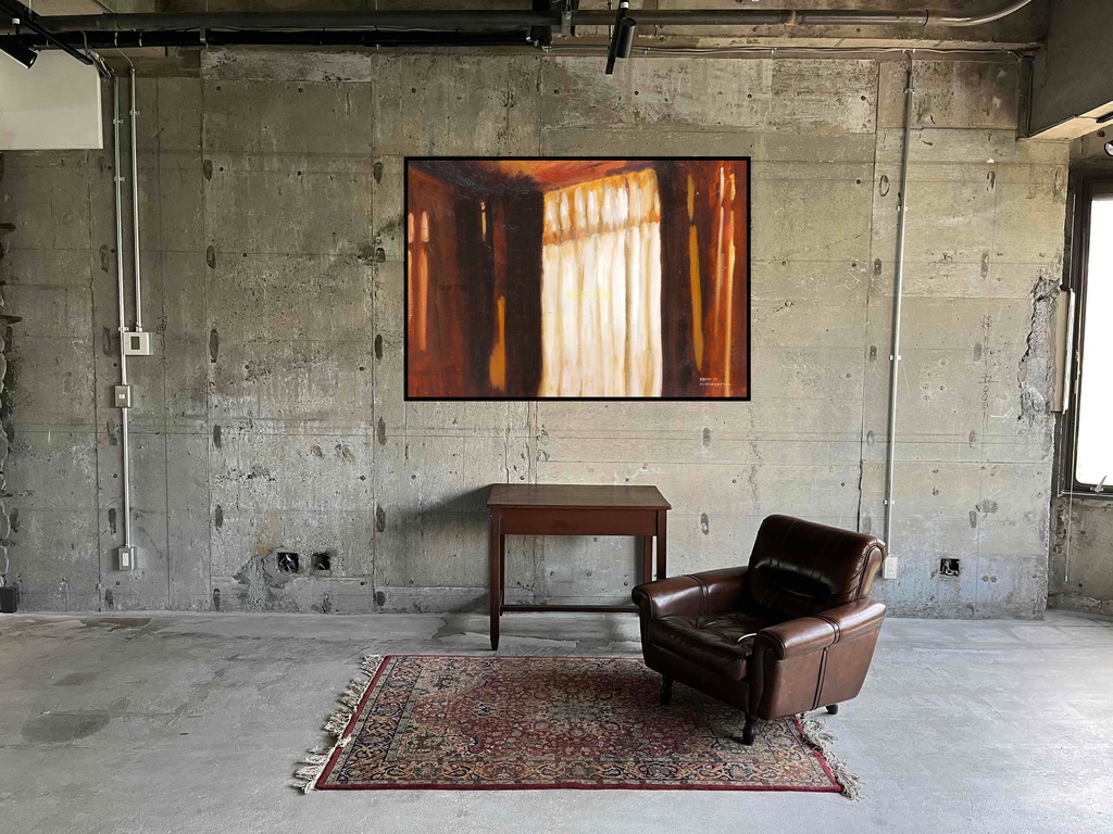 アートポスター 室内用 A2サイズ 夕方の部屋の中 フレーム無し 受注制作