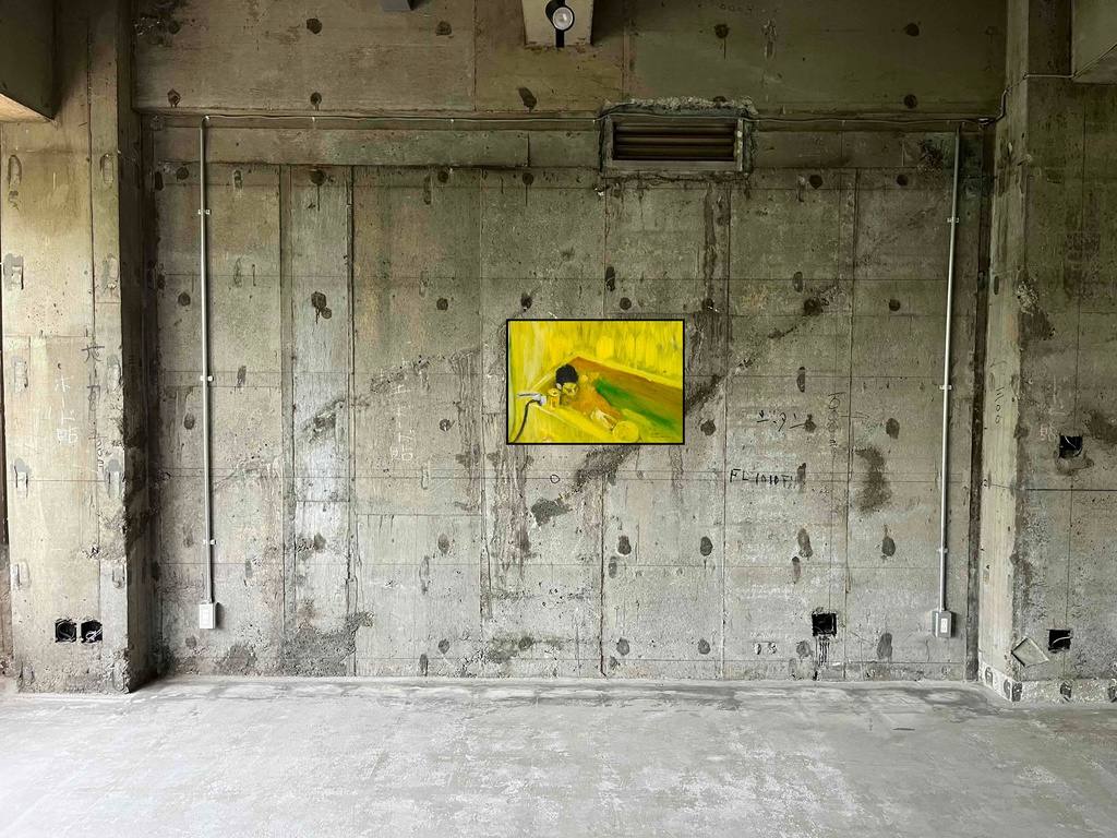 アートポスター 室内用 A2サイズ 痒い背中 フレーム無し 受注制作