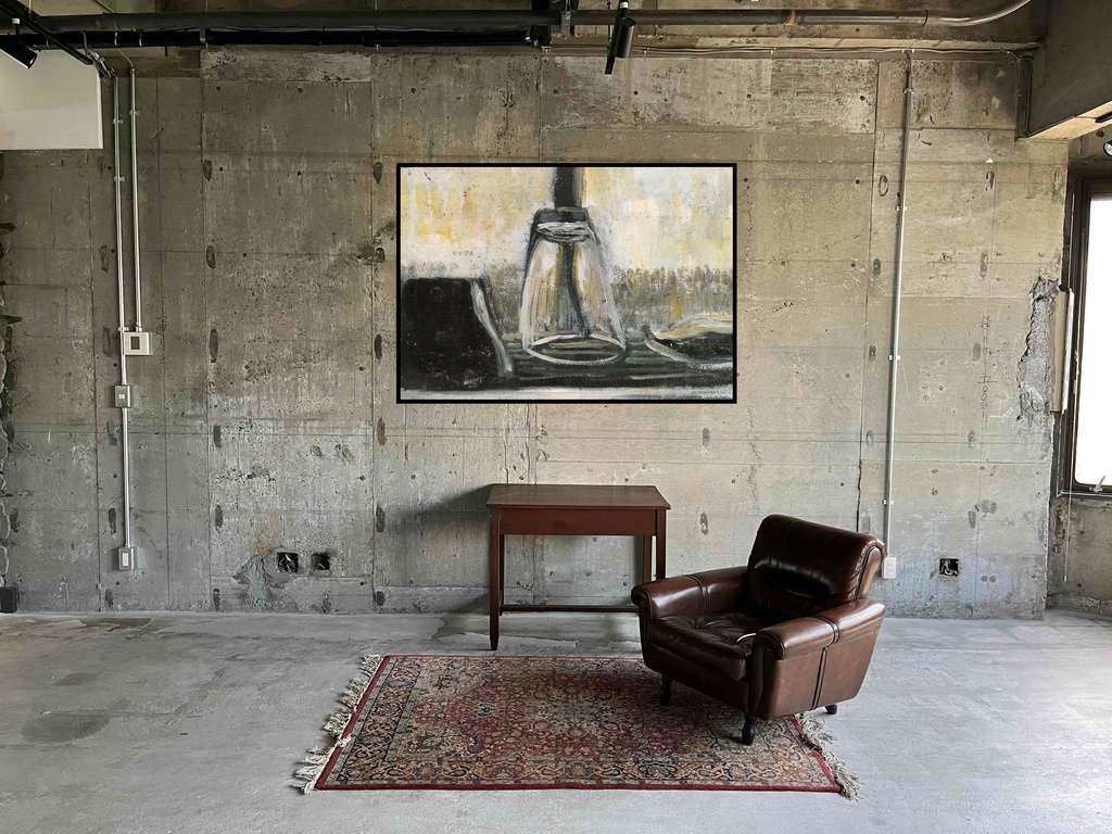 アートポスター 室内用 A2サイズ 朝の窓辺の食器 フレーム無し 受注制作