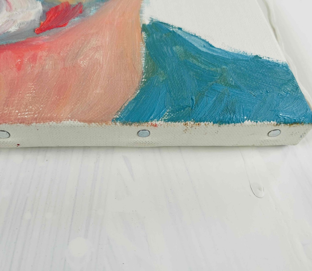 33×46㎝「プンプン赤太郎」P8・油彩・原画