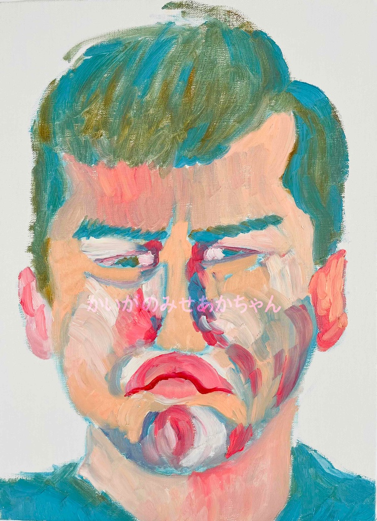 33×46㎝「プンプン赤太郎」P8・油彩・原画