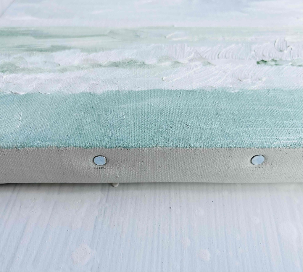 16×23㎝「思い出すのに丁度良い海 2」サムホール・油彩画・原画