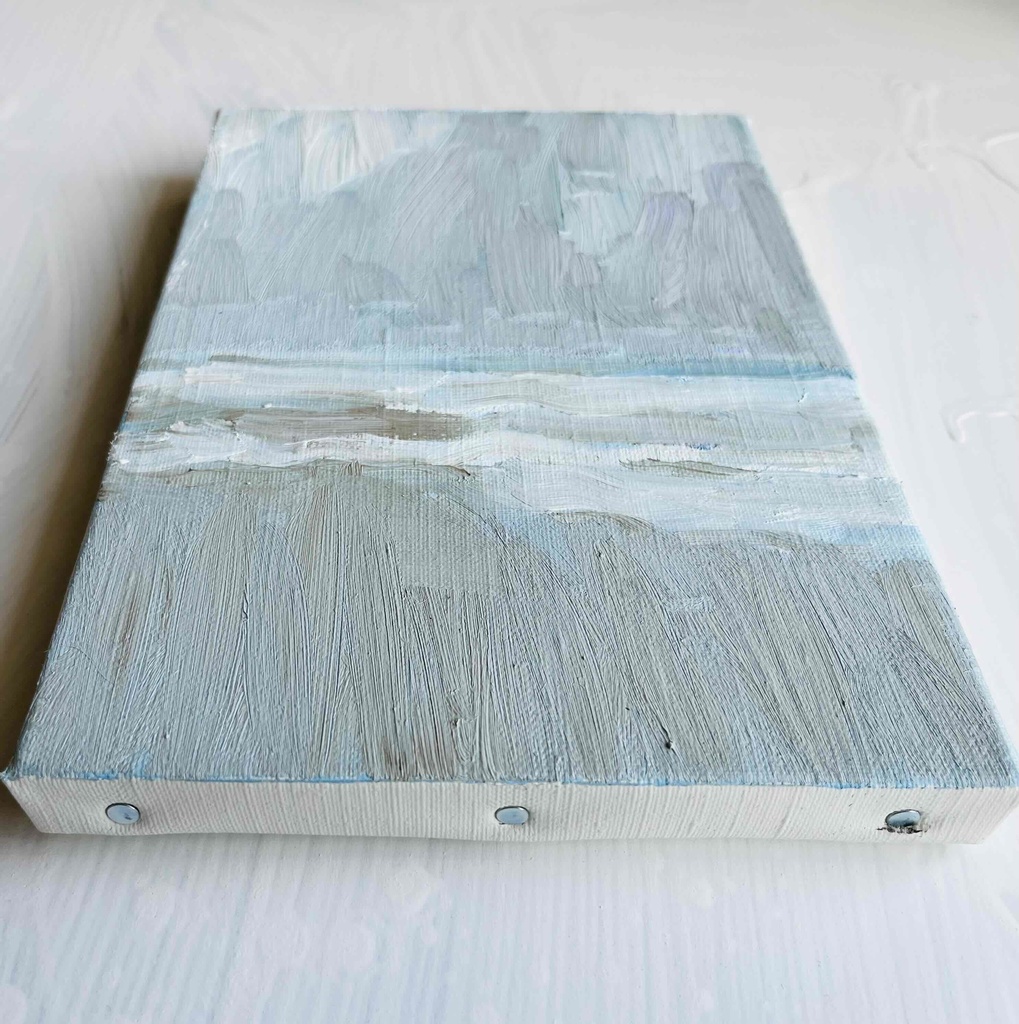 23×16㎝「忘却の海」サムホール・油彩画・原画