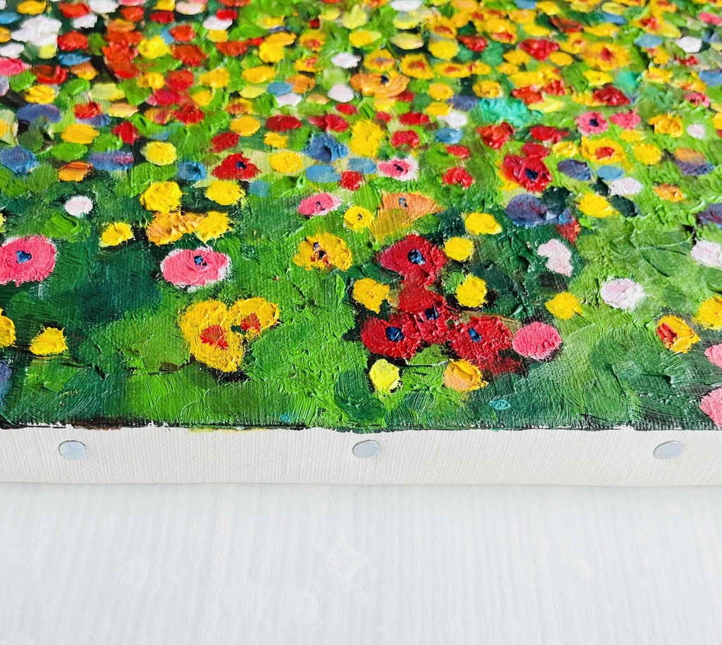 22×27㎝「Wildflowers」F3・油彩画・原画