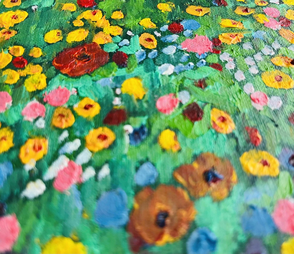 16×23㎝「Wildflowers 2」サムホール・油彩画・原画