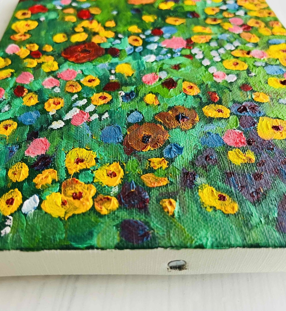 16×23㎝「Wildflowers 2」サムホール・油彩画・原画