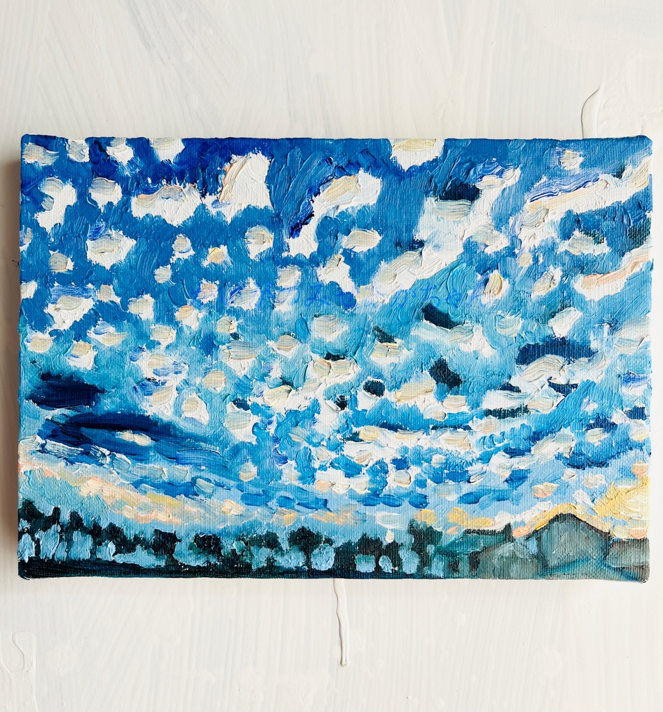 16×23㎝「あかちゃん。」油彩・原画・サムホール