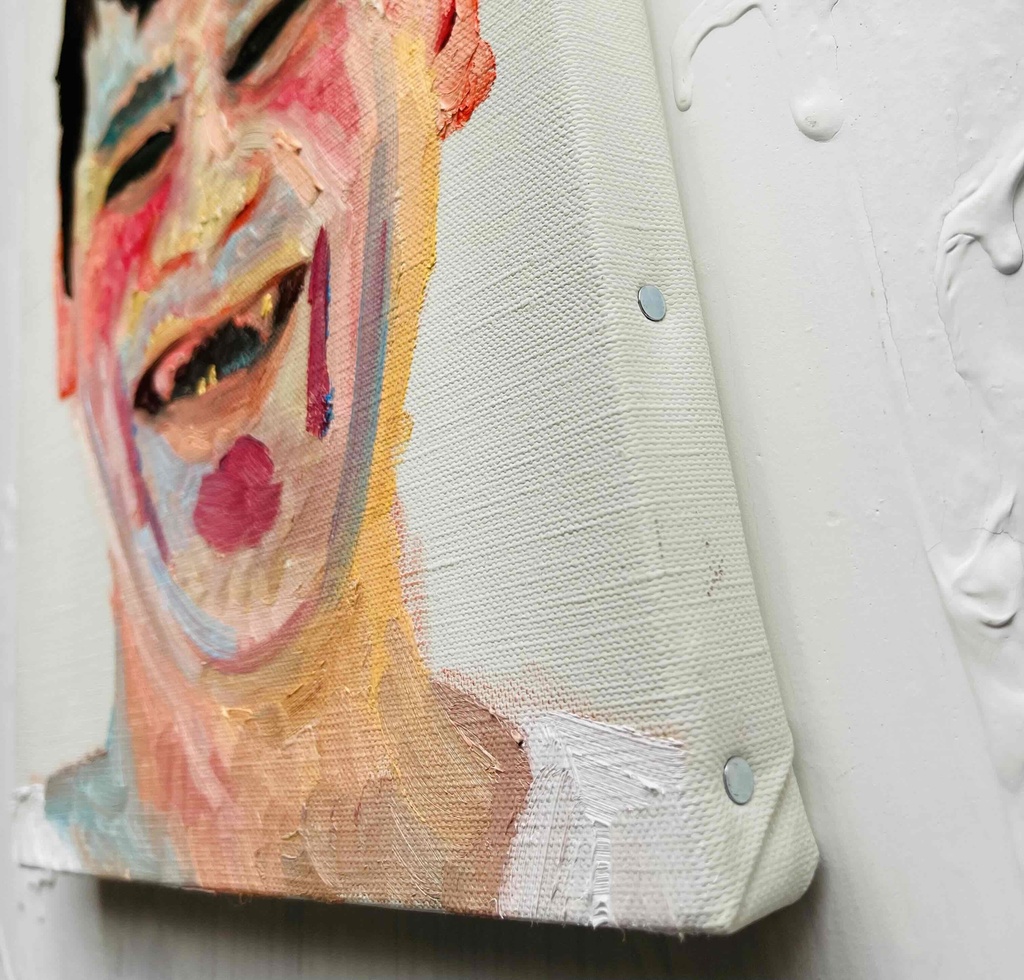 22×27㎝「ジミーちゃん」F3・油彩・原画