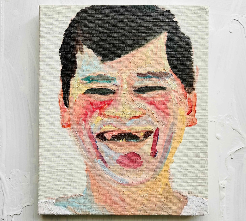 22×27㎝「ジミーちゃん」F3・油彩・原画