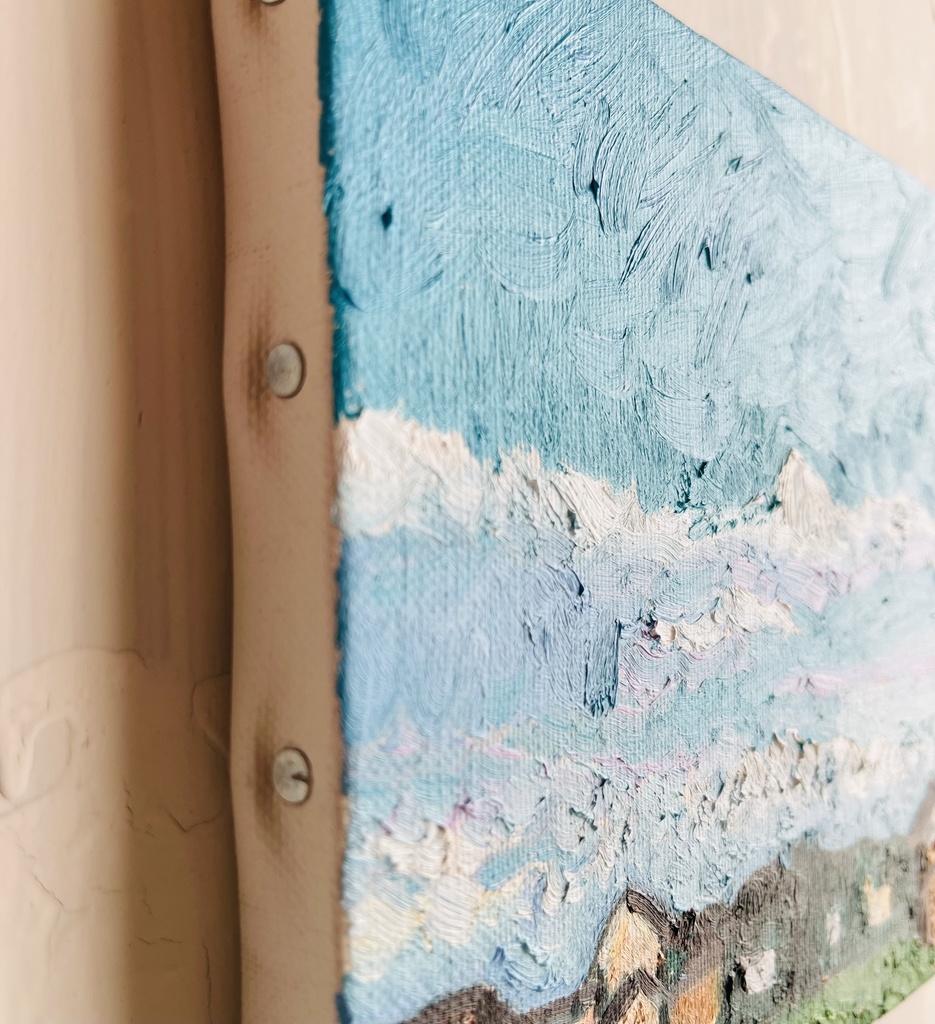 16×23㎝「優しい昼」油彩・原画・サムホール