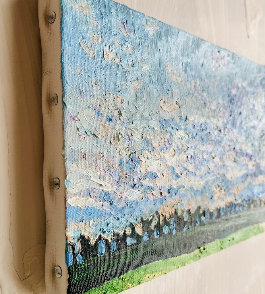 16×23㎝「優しい朝」油彩・原画・サムホールサイズ