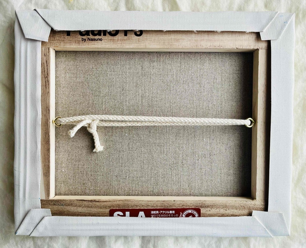 22×27㎝「朝の桜3」油彩・原画・F3