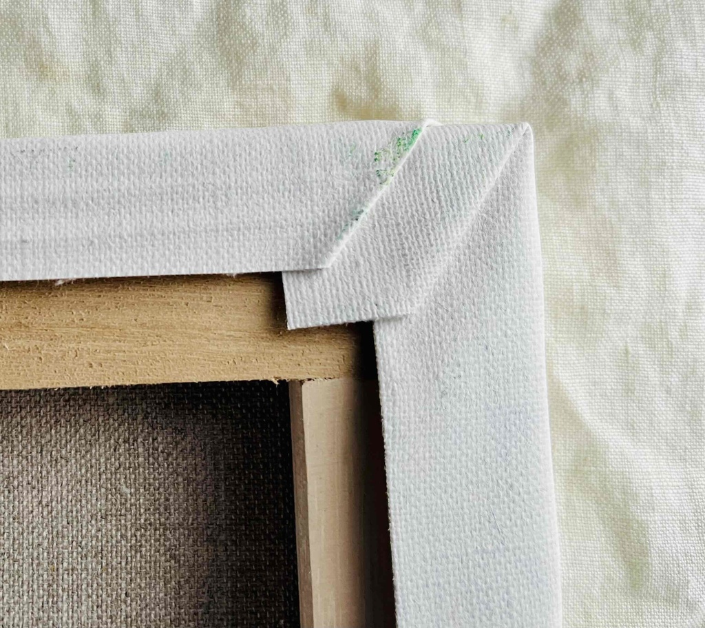 22×27㎝「朝の桜 2025.1-2」油彩・原画・F3