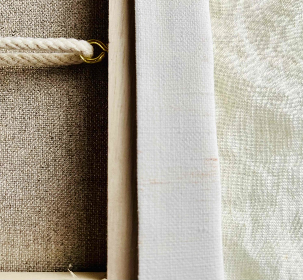 22×27㎝「朝の桜 2025.1-1」油彩・原画・F3