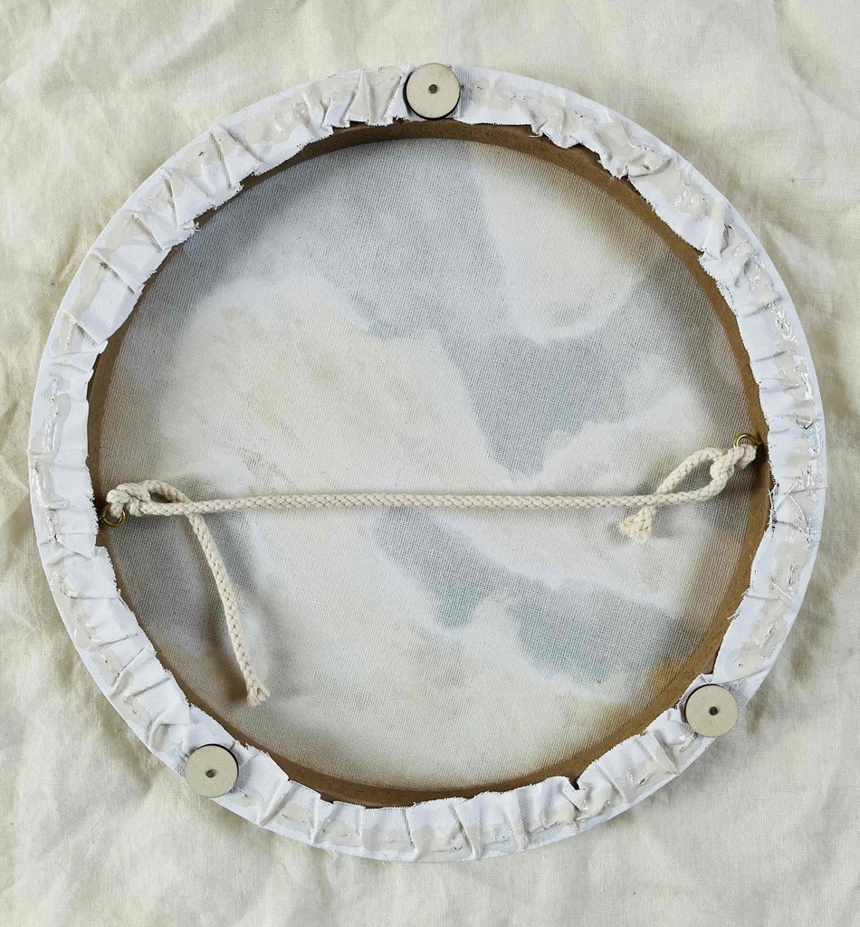 直径30㎝「野生の雲 20252」油彩・原画・アートパネル