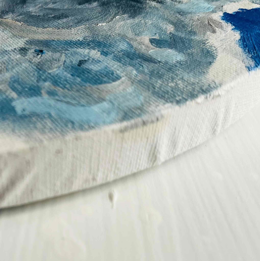 直径30㎝「野生の雲 20252」油彩・原画・アートパネル