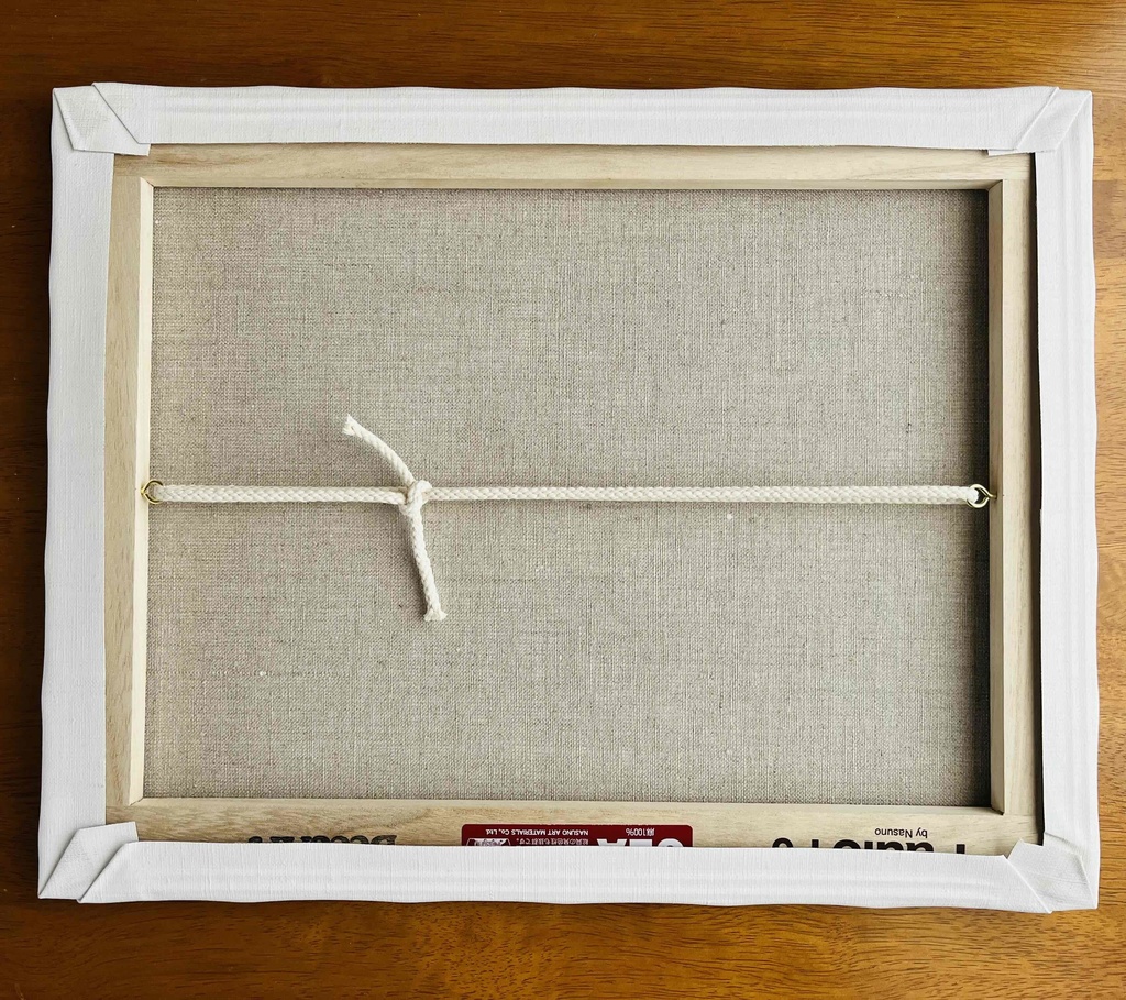 32×41㎝「秋の夕暮れの公園」原画・油彩画・F6