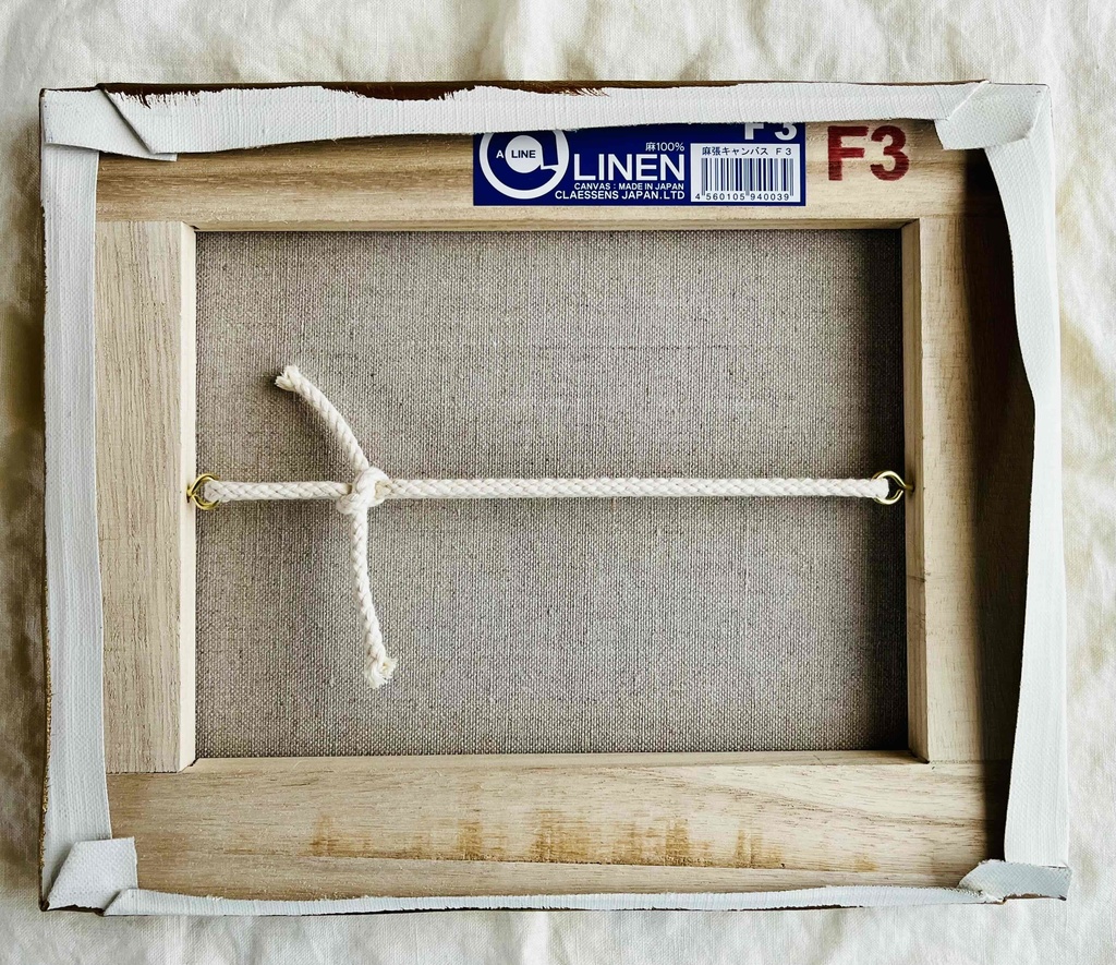 22×27㎝「 静かな生活 20254」油彩・原画・F3