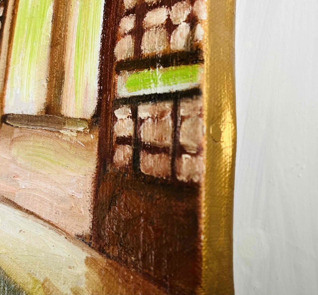 22×27㎝「 静かな生活 20254」油彩・原画・F3