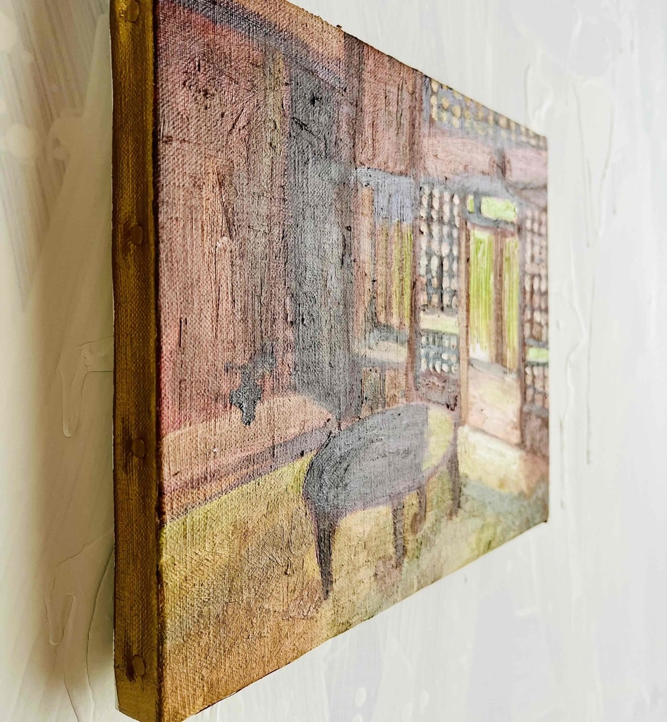 22×27㎝「 静かな生活 20254」油彩・原画・F3