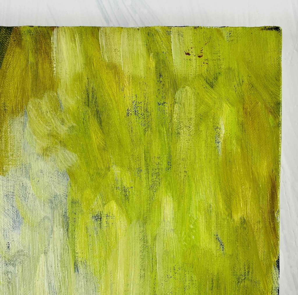 61×73㎝「台所に立つ男」F20・原画・油彩画 フレーム無し