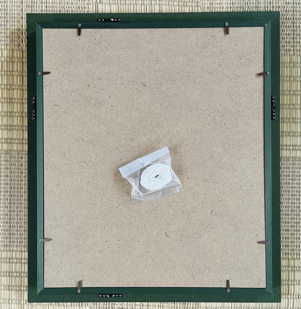 38×46㎝「シャンデリア」F8・油彩画・額装・原画