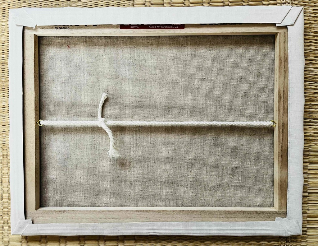 32×41㎝「夜のメリーゴーランド6」原画・油彩画・F6