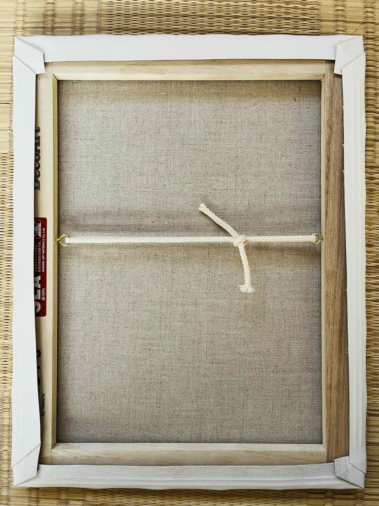 油彩画 原画「公園の木」アート 絵画 32×41㎝ F6 キャンバス