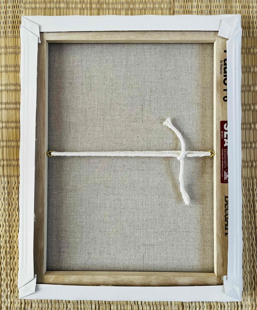 油彩画 「朝の桜 20262」|アート 絵画 原画 32×41cm F6 キャンバス