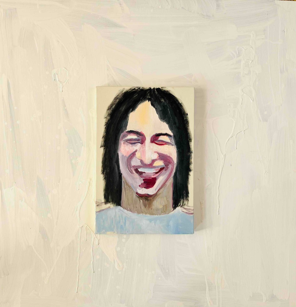 油彩・原画「Adam」P6・ 41.0×27.3㎝ キャンバス・人物画