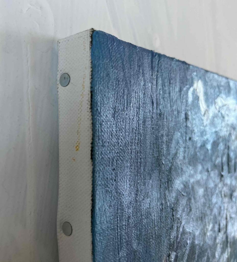 原画・油彩「積乱雲」アート 絵画 S3(27㎝角) キャンバス