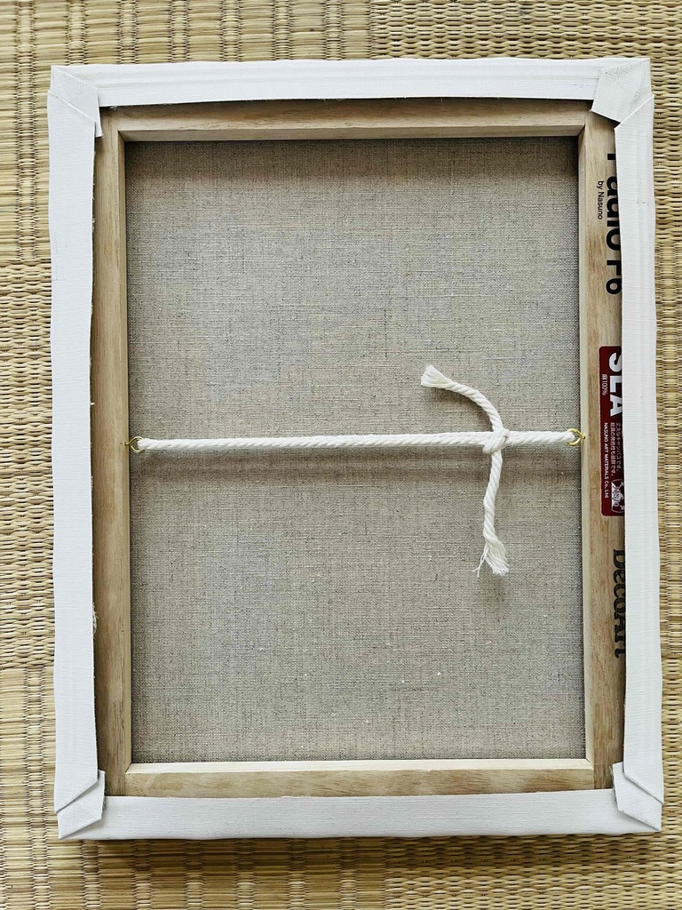 原画・油彩「田園と空 2026613」絵画 F6(32×41㎝)アート・キャンバス
