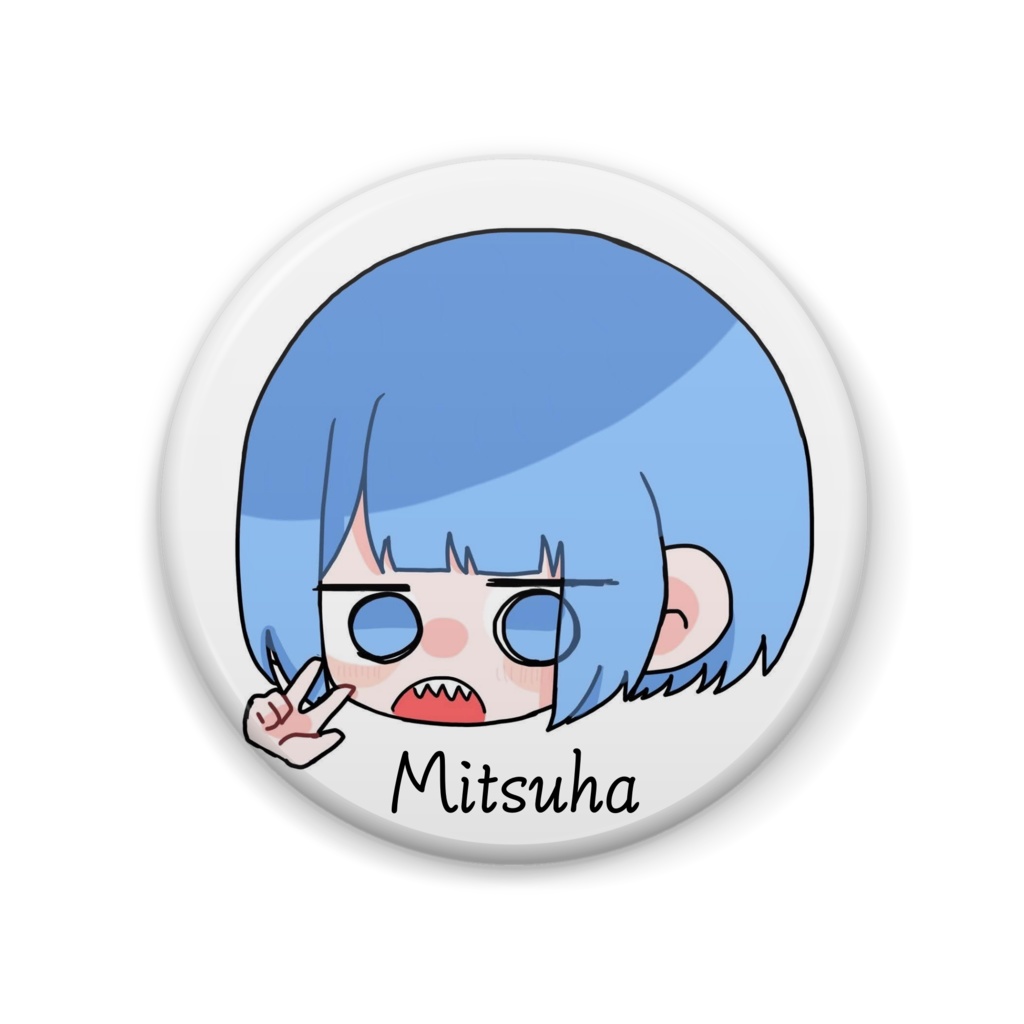 三葉のガオガオ缶バッジ