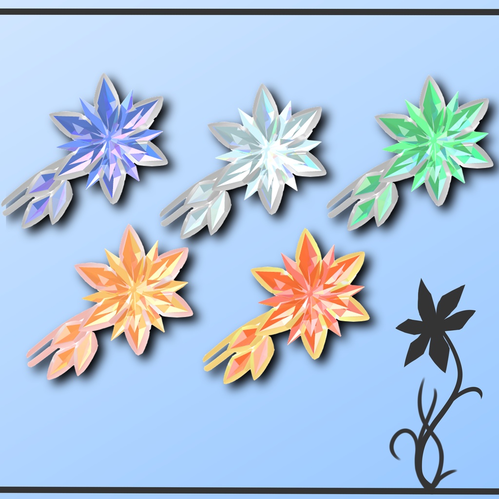 ヘアカタログVol.3 ~クリスタルフラワー~