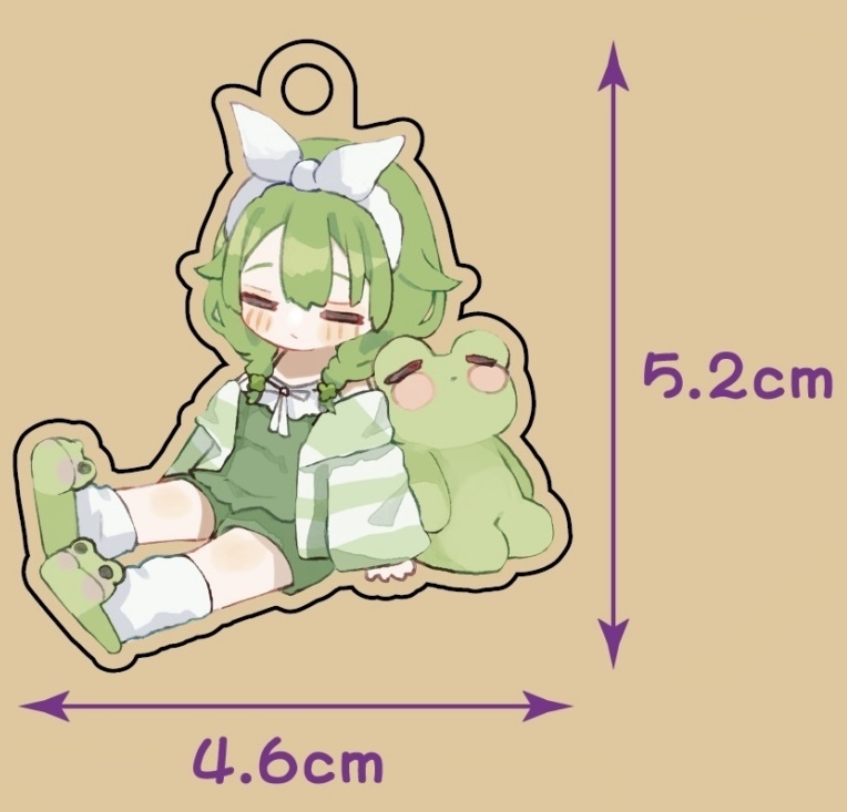 アクリルキーホルダー(部屋着)