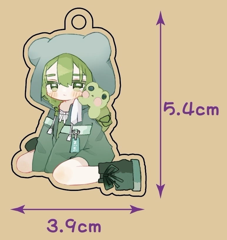 アクリルキーホルダー(パーカー)