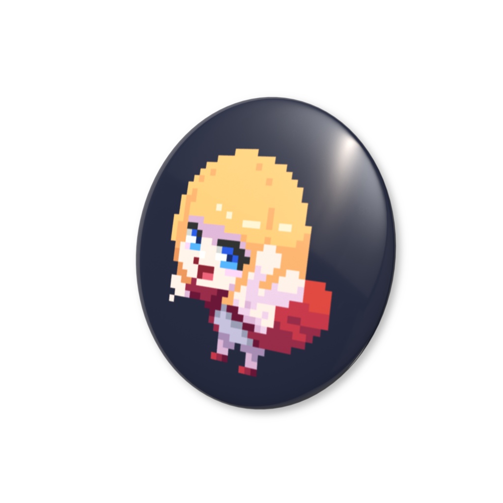 赤ずきん無し赤ずきん缶バッジ(32mm)