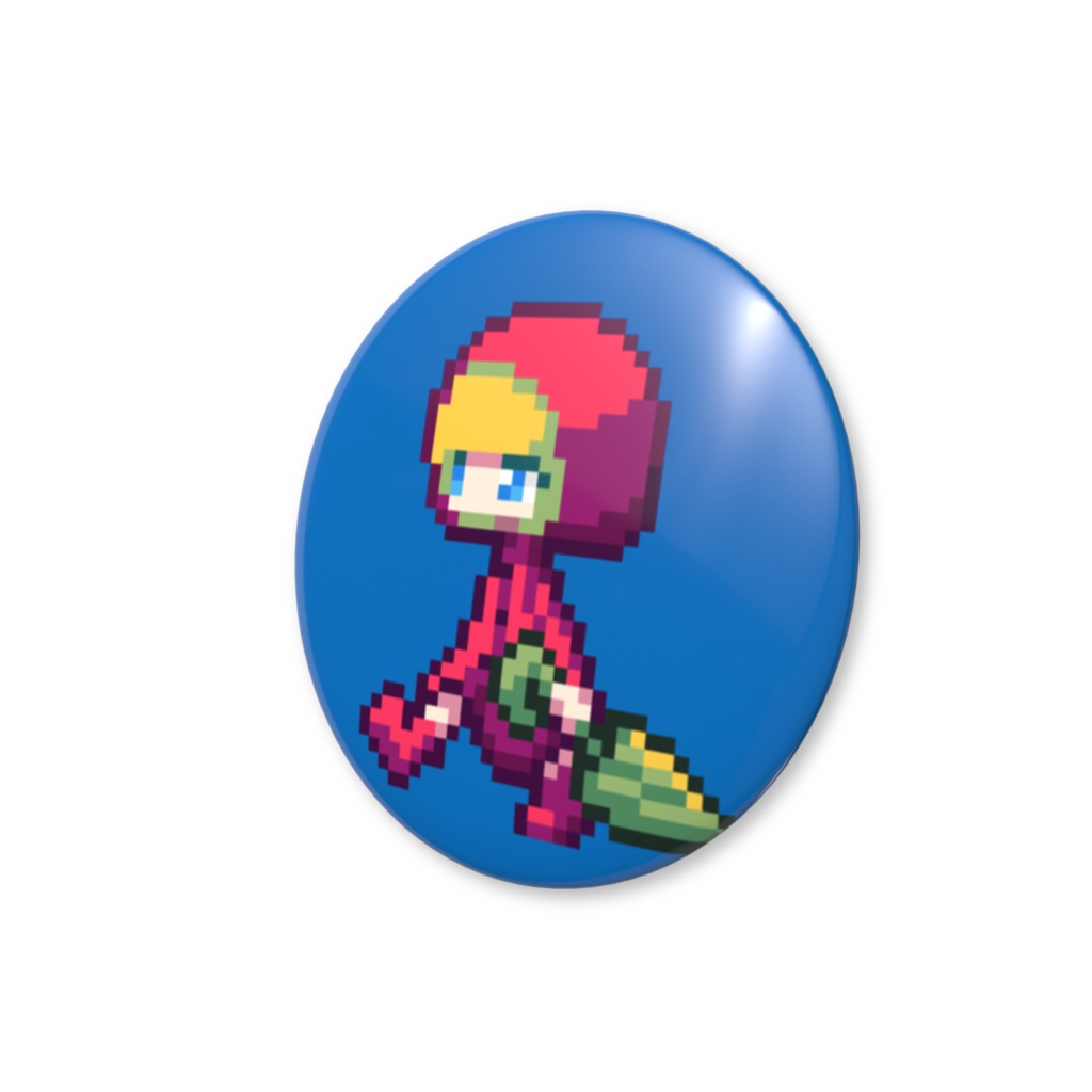 レインコートずきん缶バッジ(32mm)