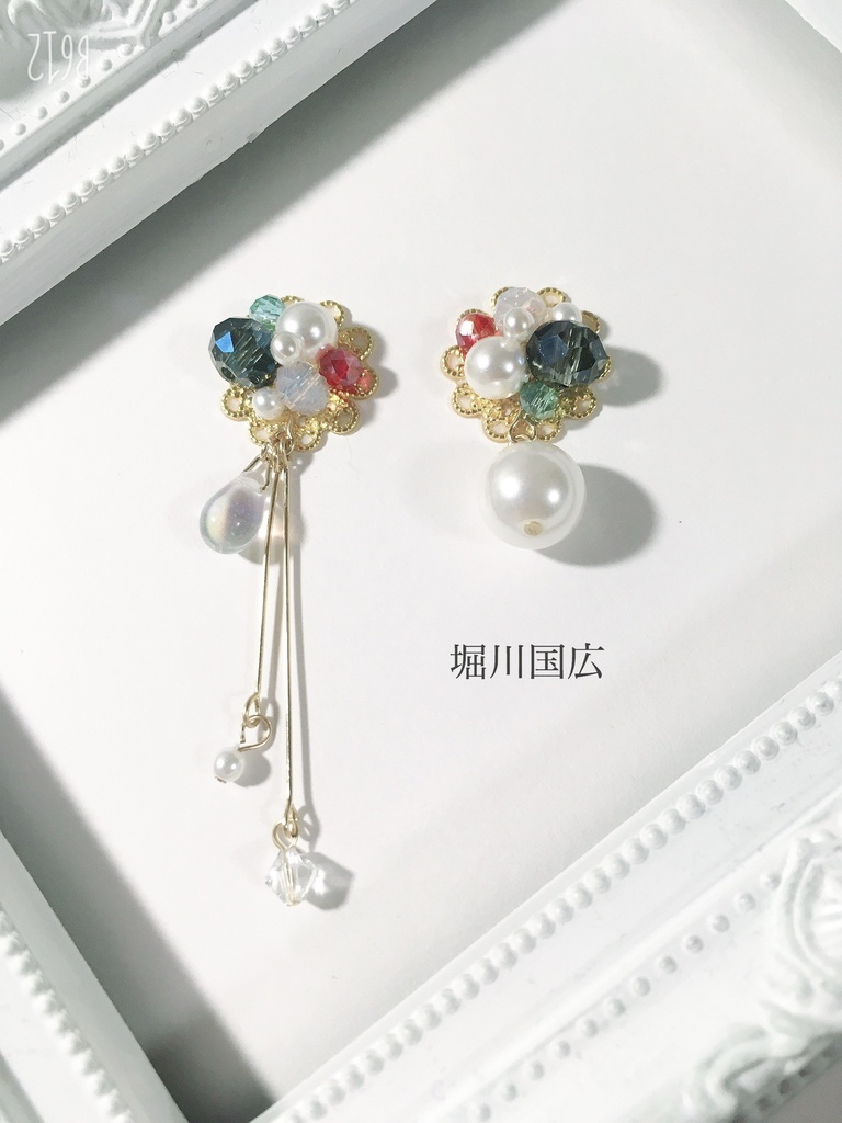 堀川国広モチーフイヤリング ピアス Color Booth