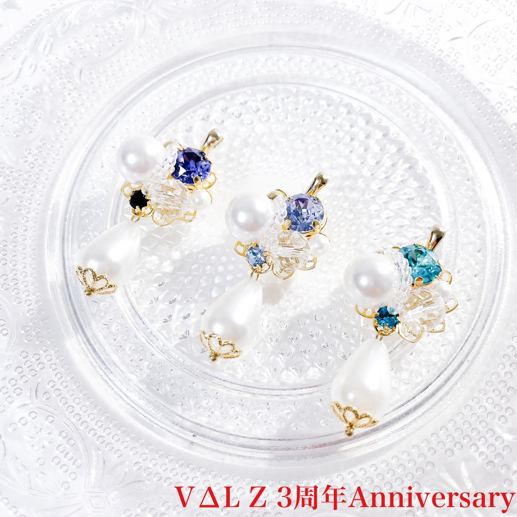 VΔLZビジューネックレス【長尾景/甲斐田晴/弦月藤士郎/にじさんじ】