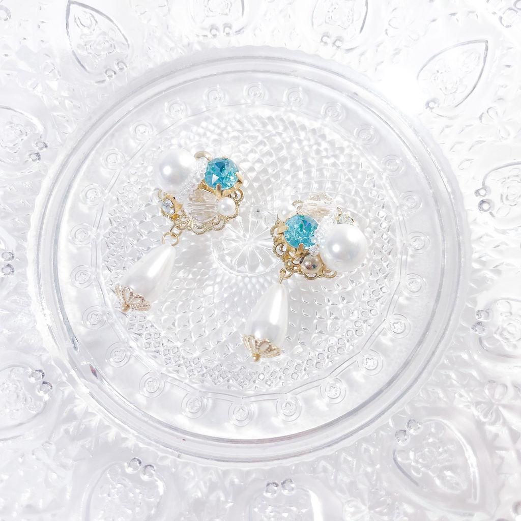 VΔLZ ビジューピアス/イヤリング【長尾景/甲斐田晴/弦月藤士郎/にじさんじ】