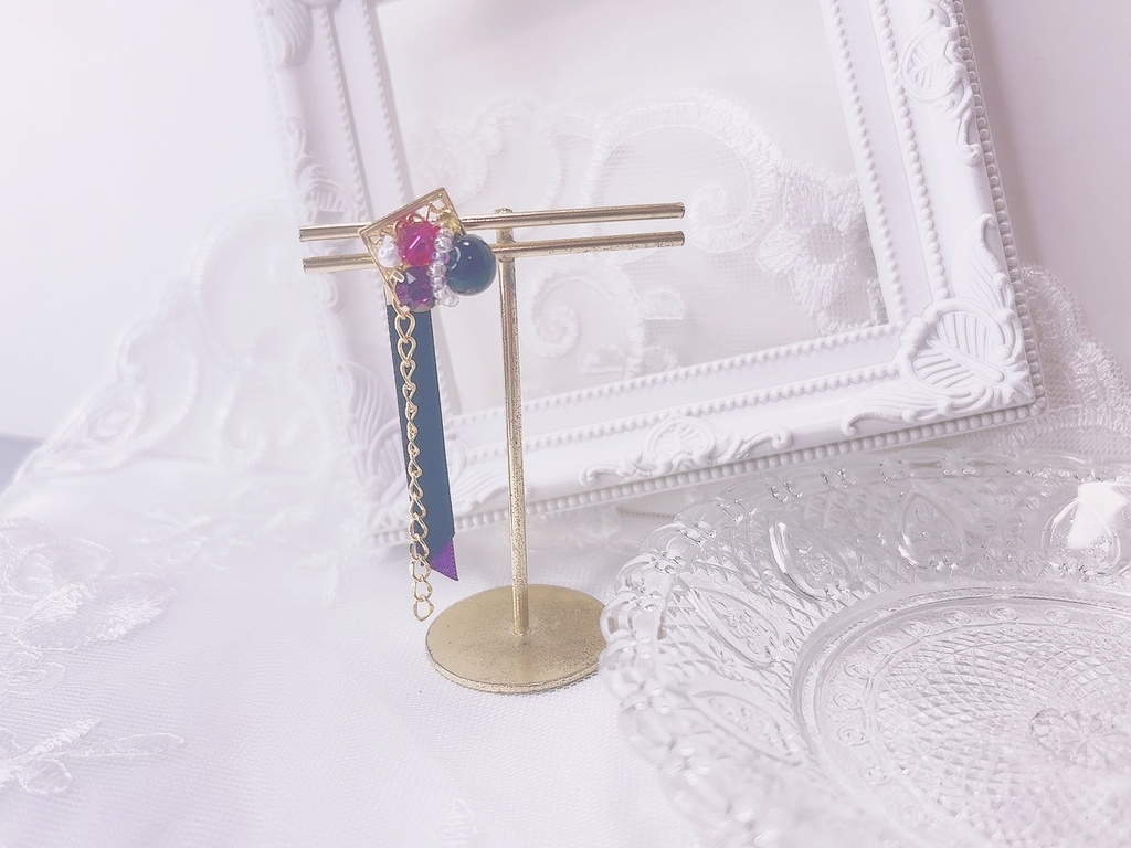 【にじさんじ】片耳ビジューイヤリング/ピアス【VOLTACTION】