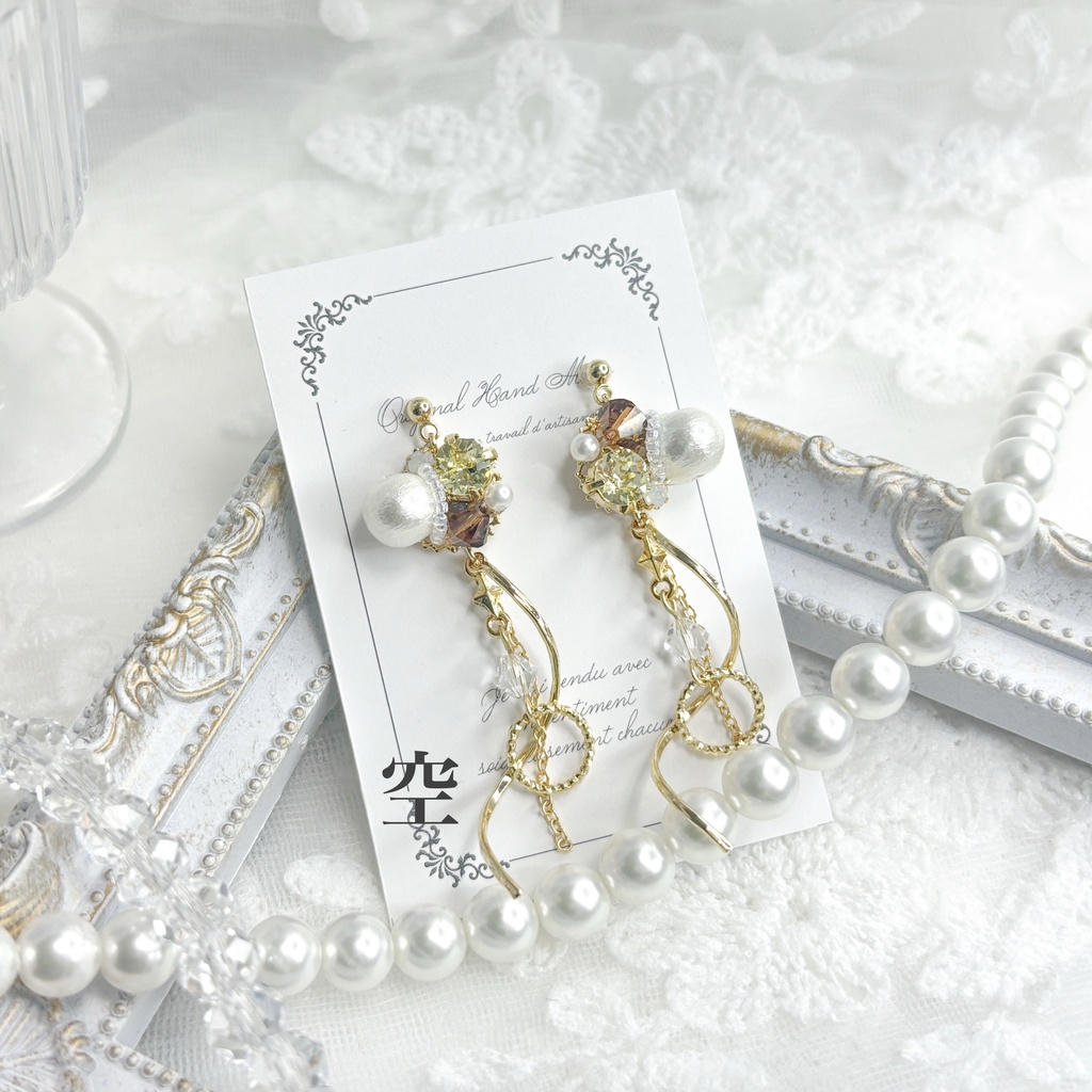 【原神】ビジューピアス/イヤリング【主人公・他国】