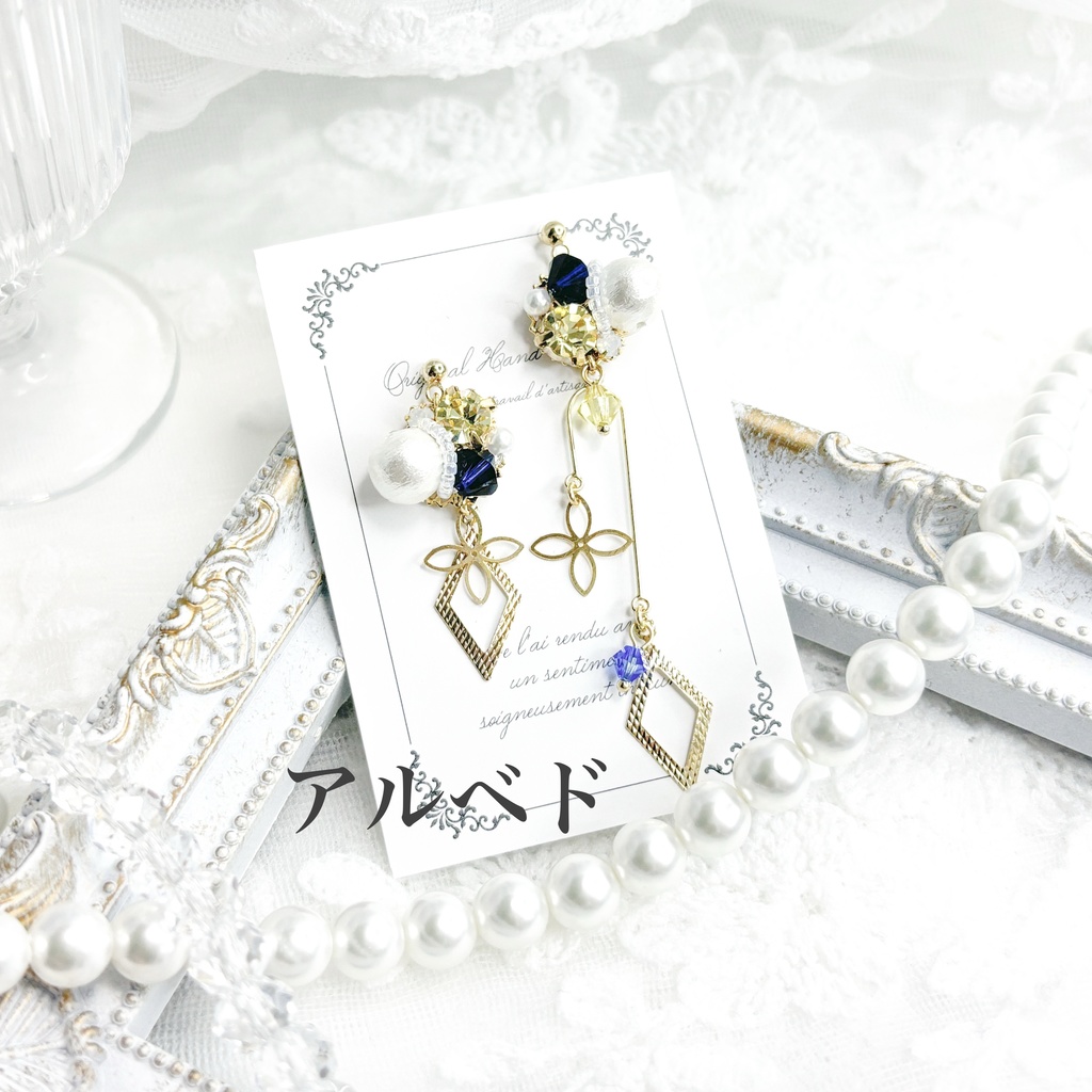 【原神】ビジューピアス/イヤリング【モンド】