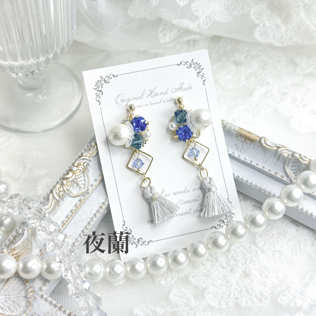 【原神】ビジューピアス/イヤリング【璃月】