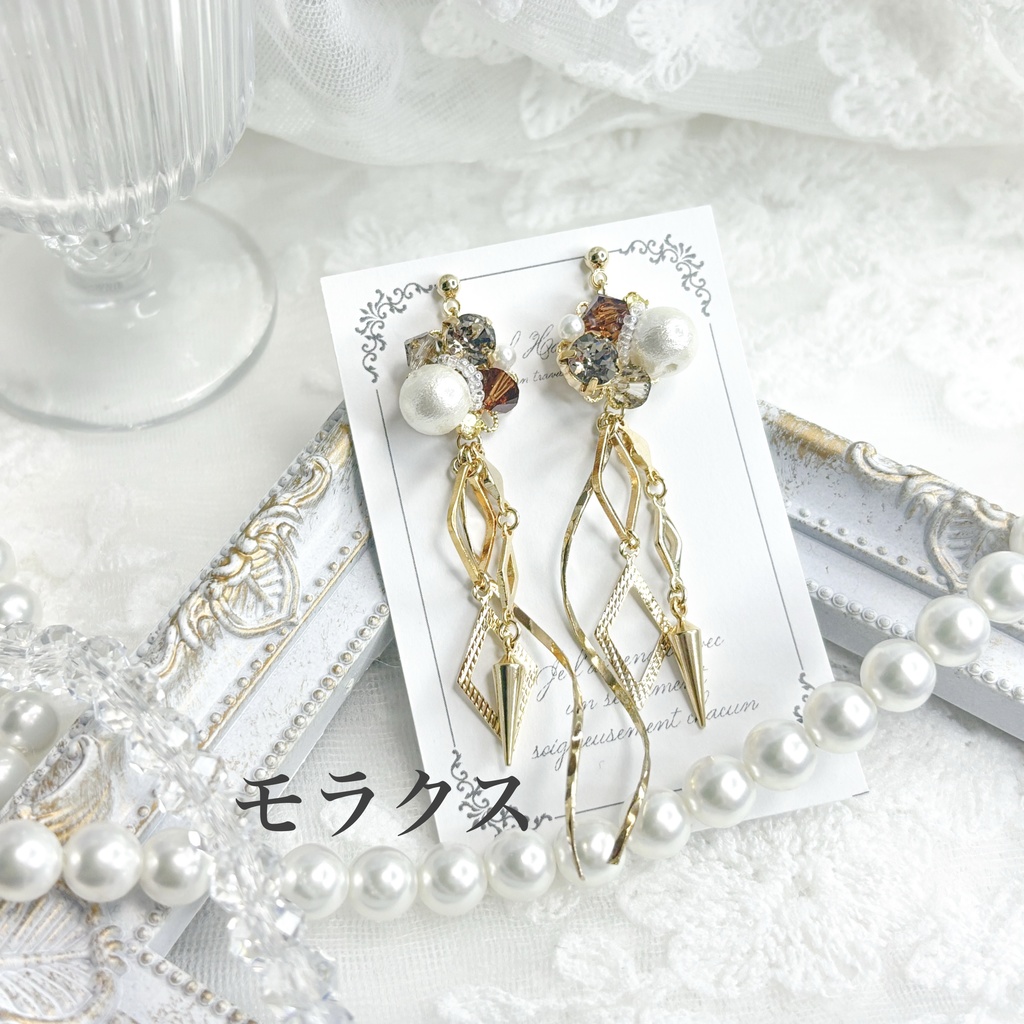 【原神】ビジューピアス/イヤリング【璃月】